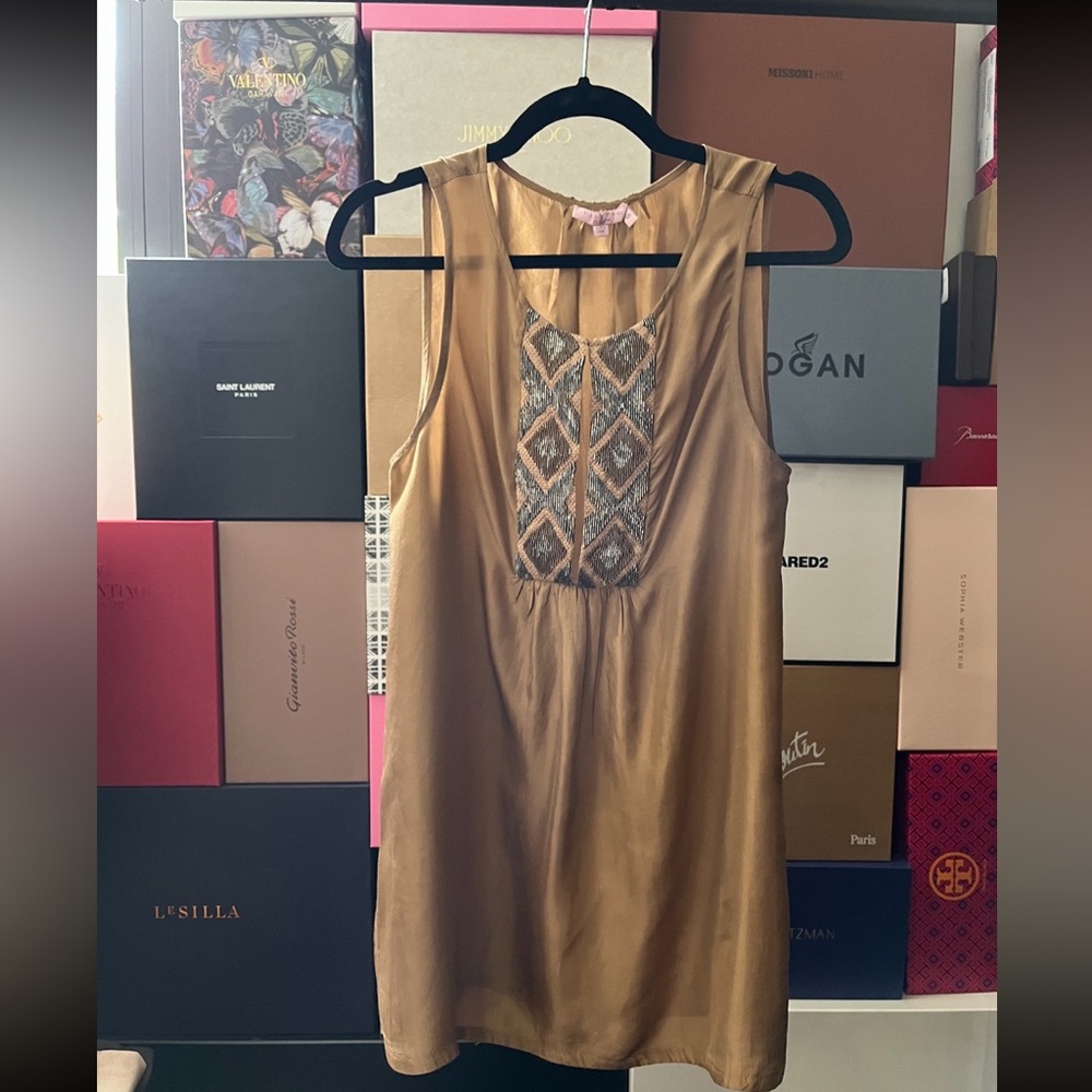 Silk Embroidered Beaded Tunic